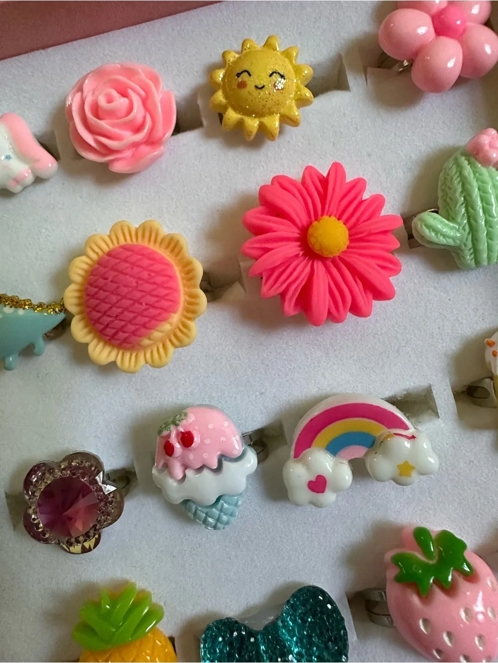 NWT set of 24 children’s rings